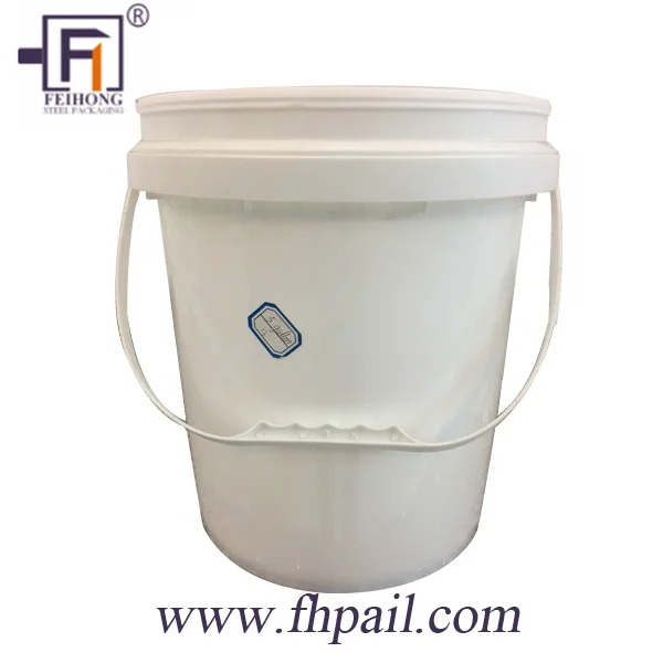 1 liter plastic bucket with tightness lid for paint or coatings packing