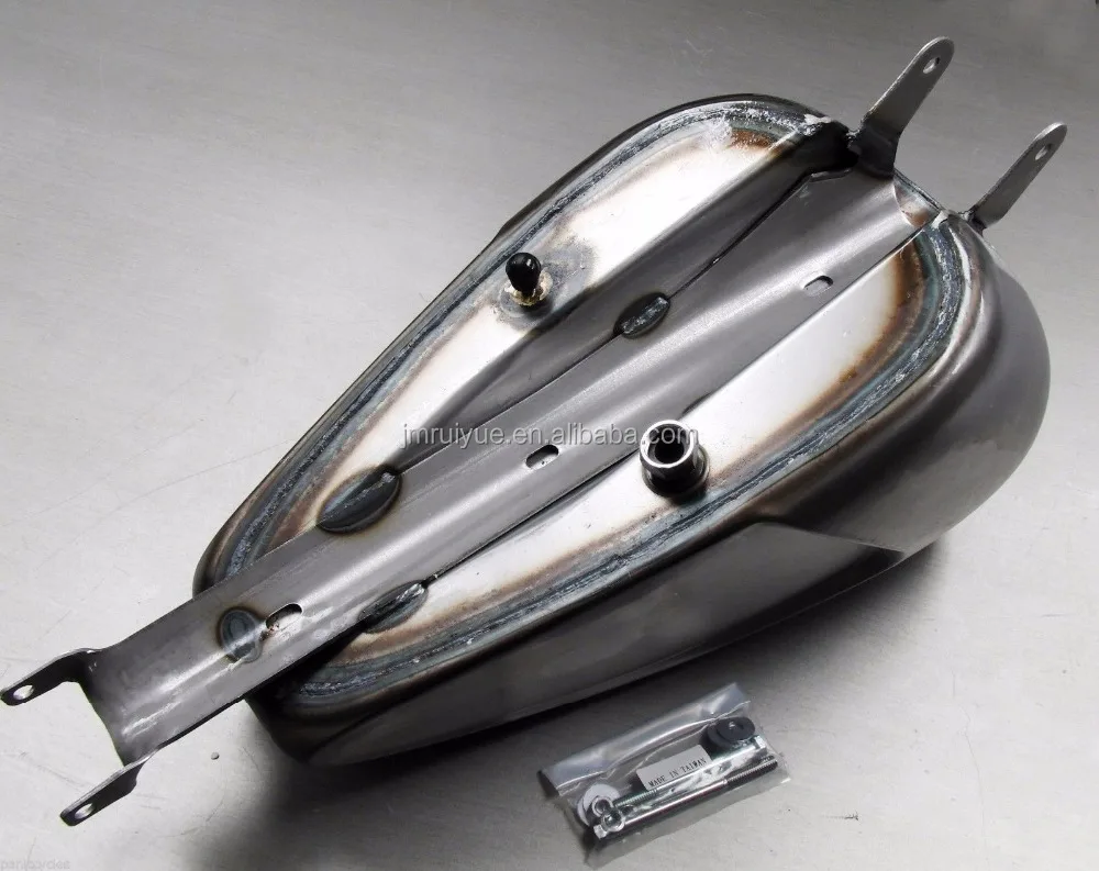 Heavy Duty Steel NEW Deep Indented 3.3 GAL Feul Gas Tank For Harley Sportster XL 2004-10 CARB