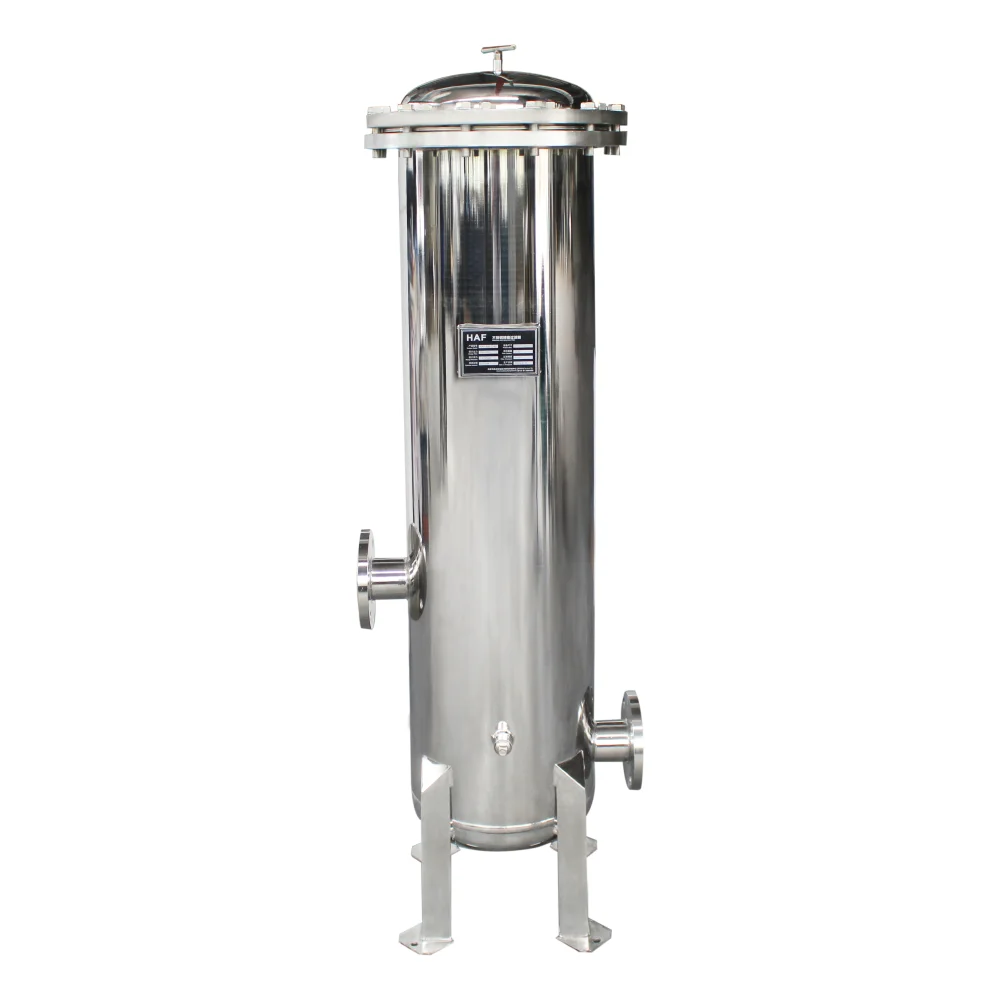 Stainless Steel Vessel 5 Micron Types of Single Cartridge Filter