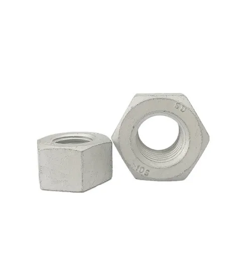Heavy hex nuts ASTM A563 10S high tensile bolts and nuts