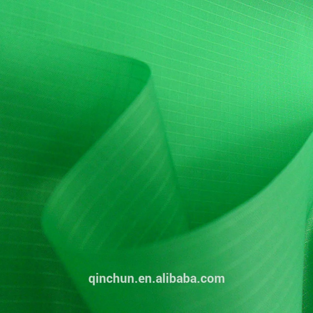 PU coated 230T 70D nylon ripstop fabric for air inflatable sleeping bed