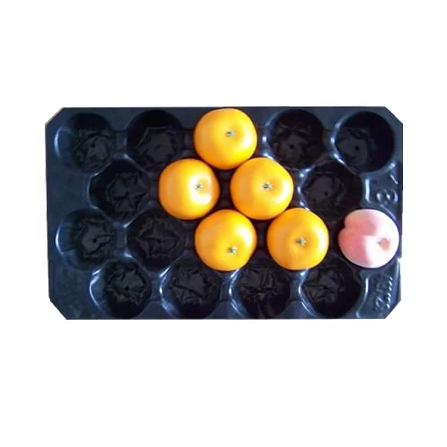 Popular wholesale plastic  disposable containers compartment inner liner oyster tray