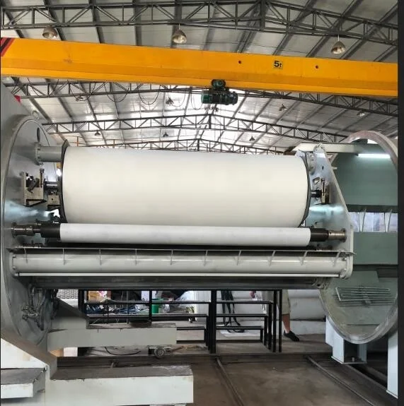 vacuum coating machine vacuum metallizing machine for PET non-woven fabric filter PET filter of Yuedong Metallizer Co.,Ltd