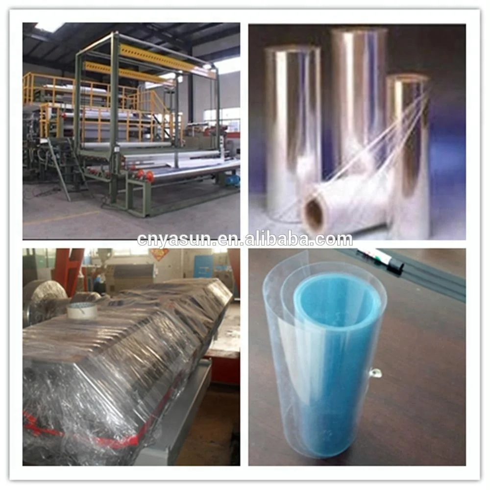 rigid 5-roller calendar PVC film extrusion line/high quality rigid PVC film plastic extrusion machine