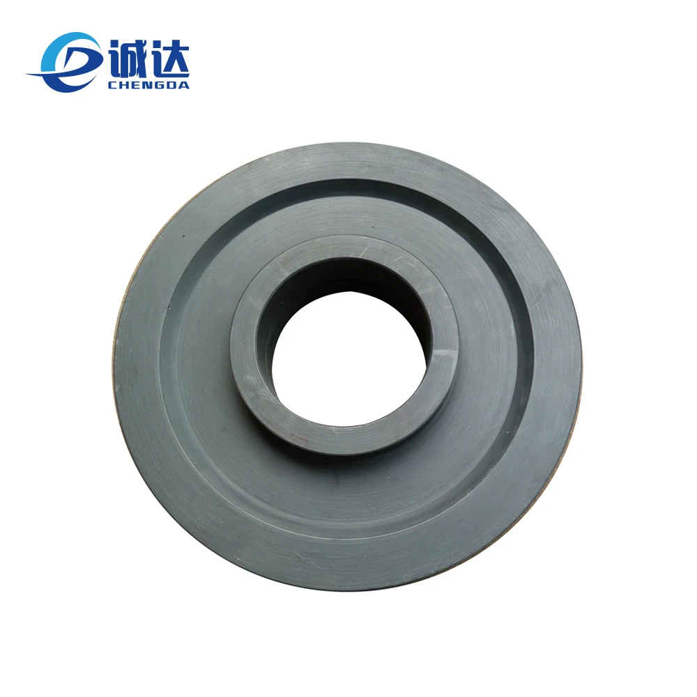 Tower crane nylon pulleys for conveyor systems