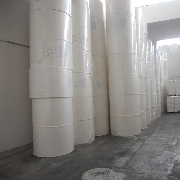 FSC&BRC&ISO9001&YUM Professional certification raw materials single / double sided pe pla paper rolls