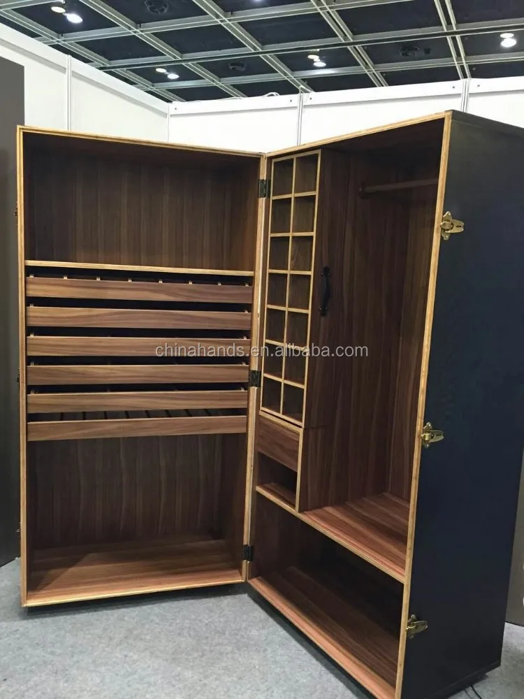 MoMA Furniture Latest Wooden Bedroom Dressing Wardrobe Cabinet Designs/Slide Open Chest Design