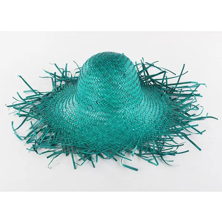 New Women Beach Hat Lady Cap Wide Brim Floppy Fold Summer Sun Straw Beach Hat