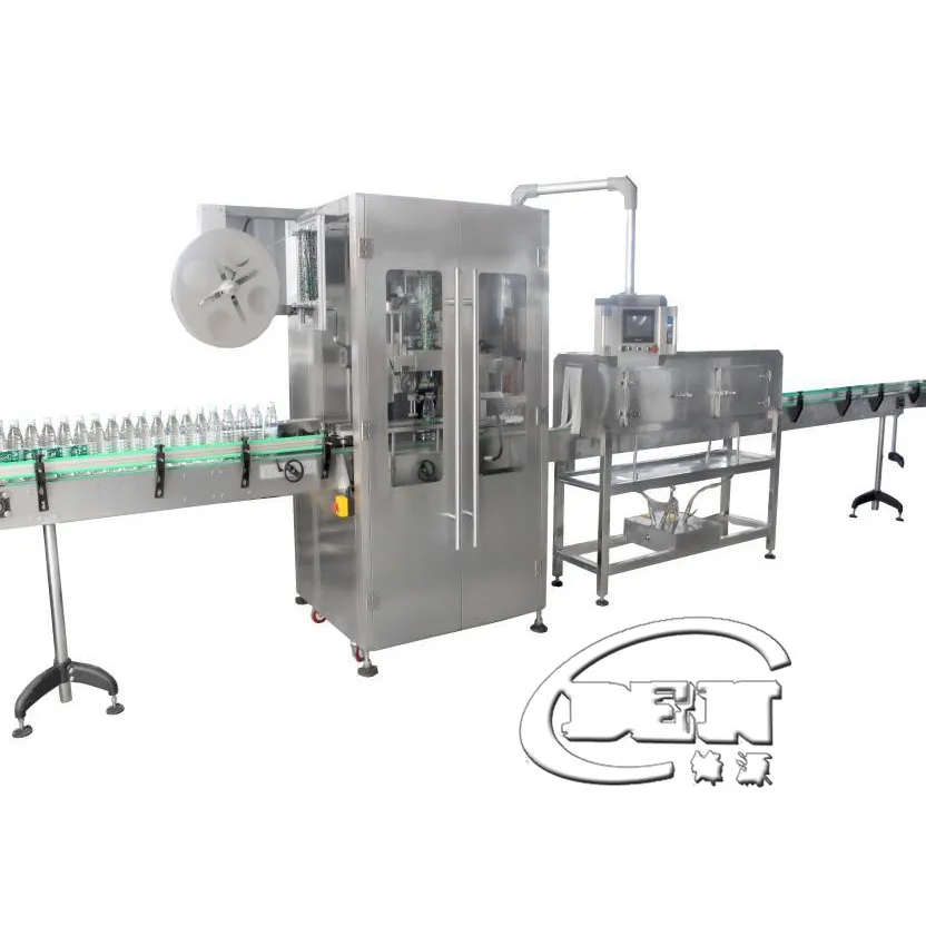 
Automatic Pvc Pet Shrink Sleeve Label Labeling Machine For Wrapping Plastic Aluminium Bottle Tamper Evident Band Seal 