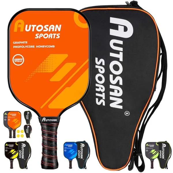 2019 New sport Graphite Face & Polymer Core Pickle ball Paddle  Factory Price OEM/ODM pickle ball paddle