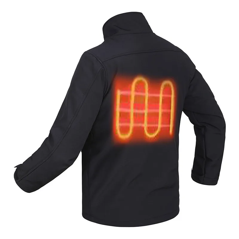 
cheap China micro fleece thermal wholesale supplier factory soft shell battery heated clothing 
