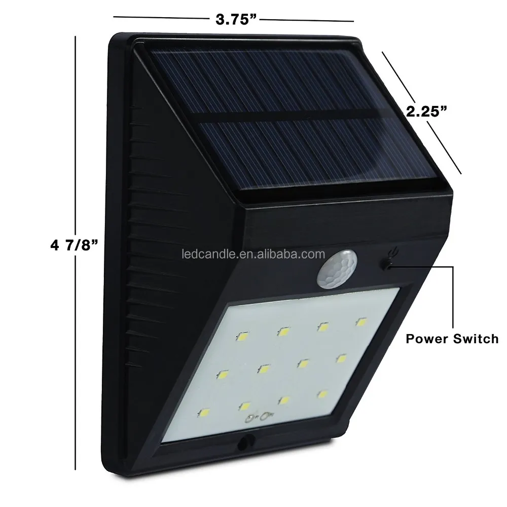 
Chinese bazaar PIR Solar Powered Decorative led street light 