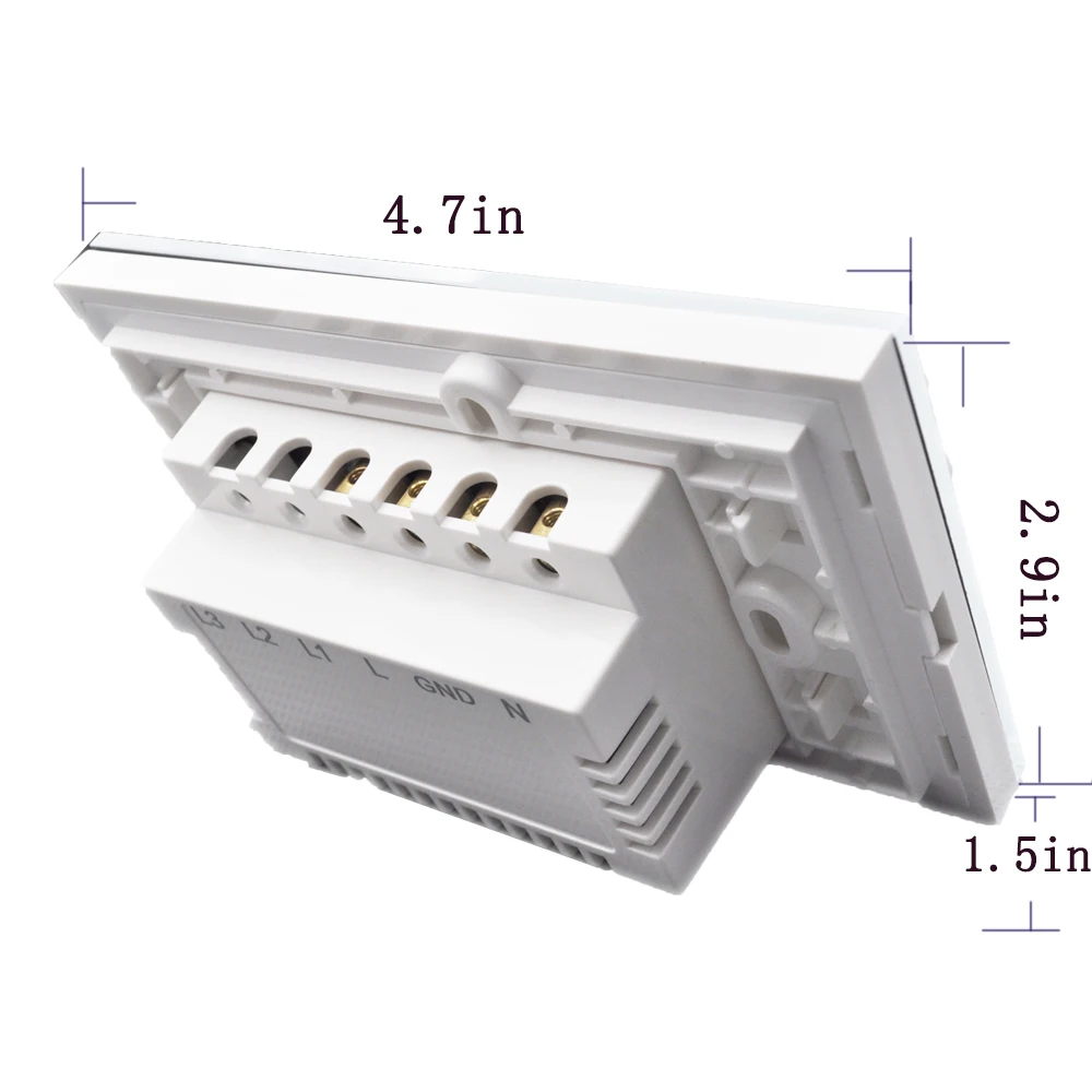 Xenon HOT Sales Smart Light Switch 1/2/3 Gang Wireless Remote Control  With Tuya Smart Touch Switch Wifi&Zigbee Voice Control