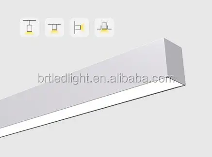 Manufacturer High efficiency linkable led linear light luminaire light with ETL&DLCV4.2 terms