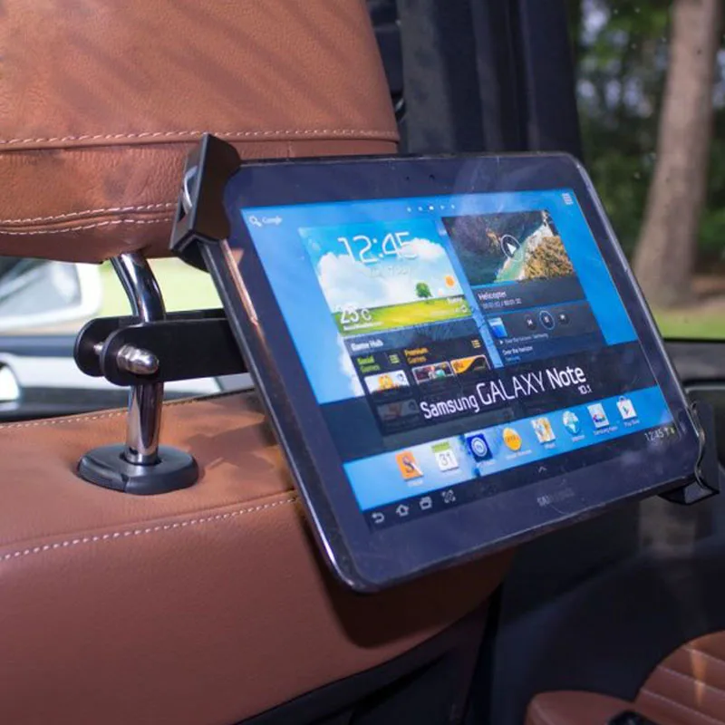 Универсальная подставка для подголовника 2 в 1, настенное или заднее сиденье, автомобильный держатель планшета с регулируемым углом для ipad 9,7-13 дюймов