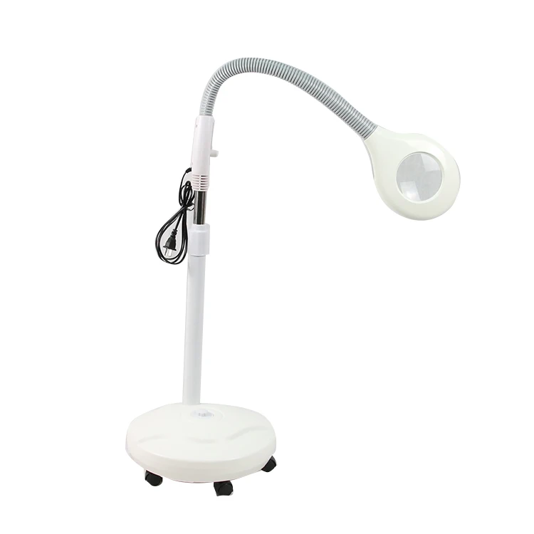 Professional gooseneck needlework magnifying lamp, magnifier with light for reading