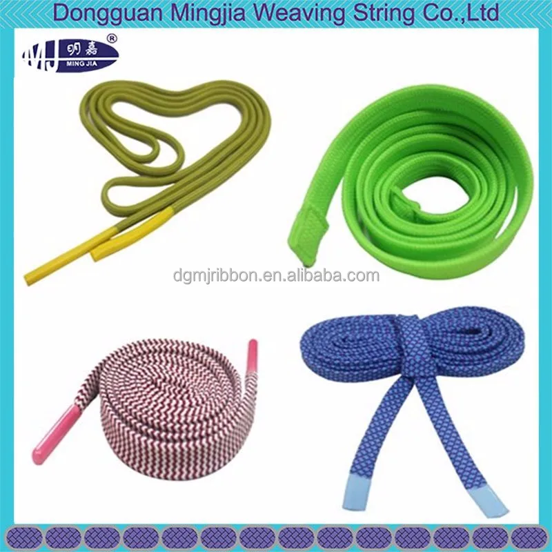 Custom hoodie drawstring flat strings with silicone tips