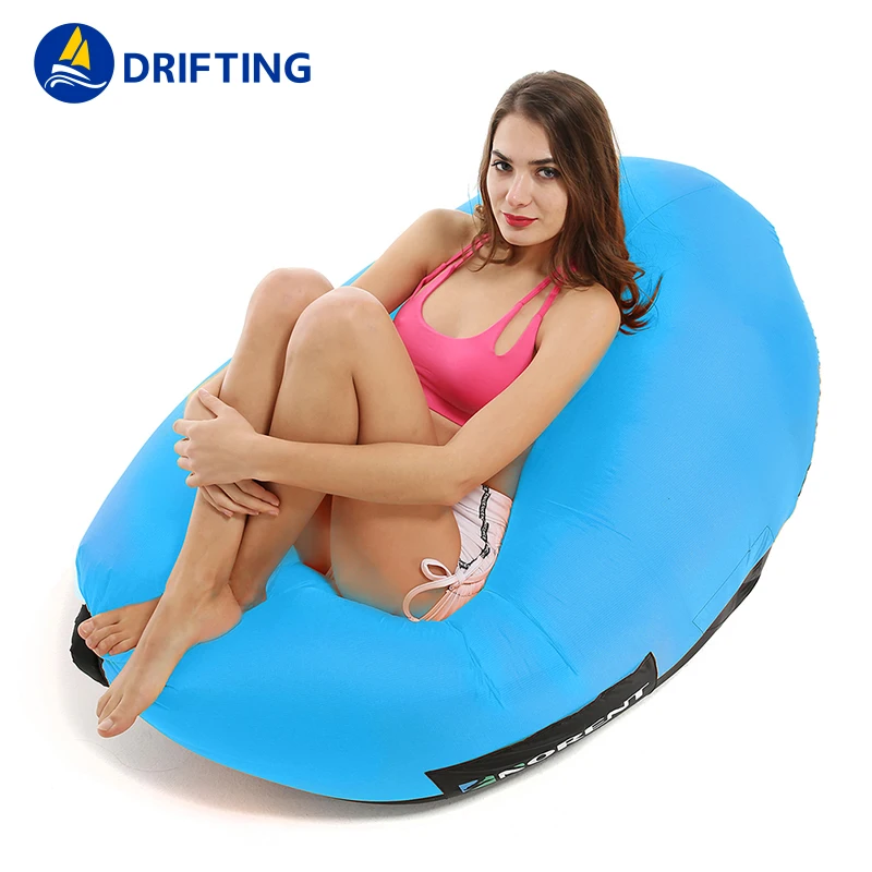 
Wholesale Inflatable Air Chair Bed Outdoor Camping Beach Lazy Sofa Waterproof Fast Fabric Inflat Camping Sleeping Bag 