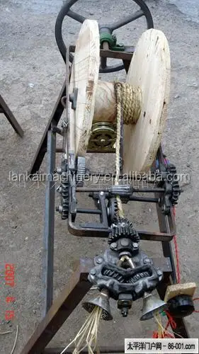 
manual commercial used straw rope making machine 