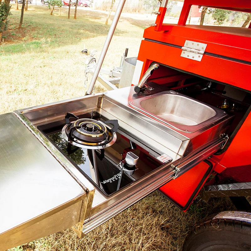 High Quality Lightweight Travel Small Camper Trailers With Canvas Tent