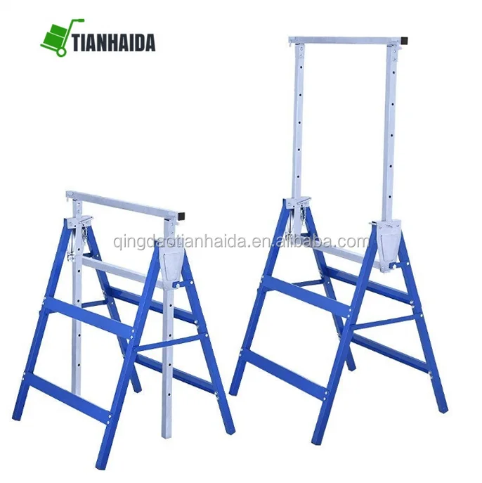 Folding Steel Working Bench Worktable for DIY Tools Saw Horse