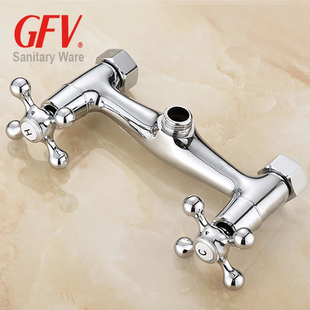 Griferia Wall mounted brass material high quality standard bathroom shower faucet mixer