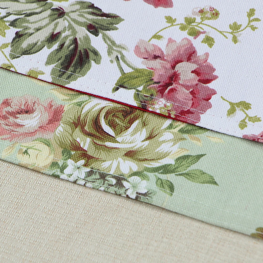 custom sailboat design print decorative cotton dinner table cloth mat fabric placemat