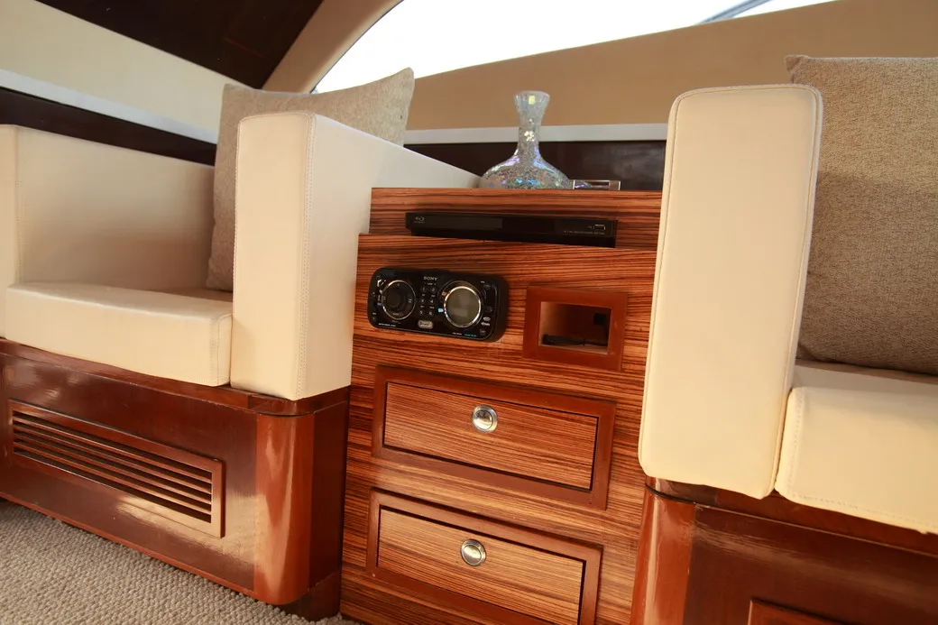 SANJ high quality Luxury fly bridge motor yacht motor boat diesel boat cabin boat