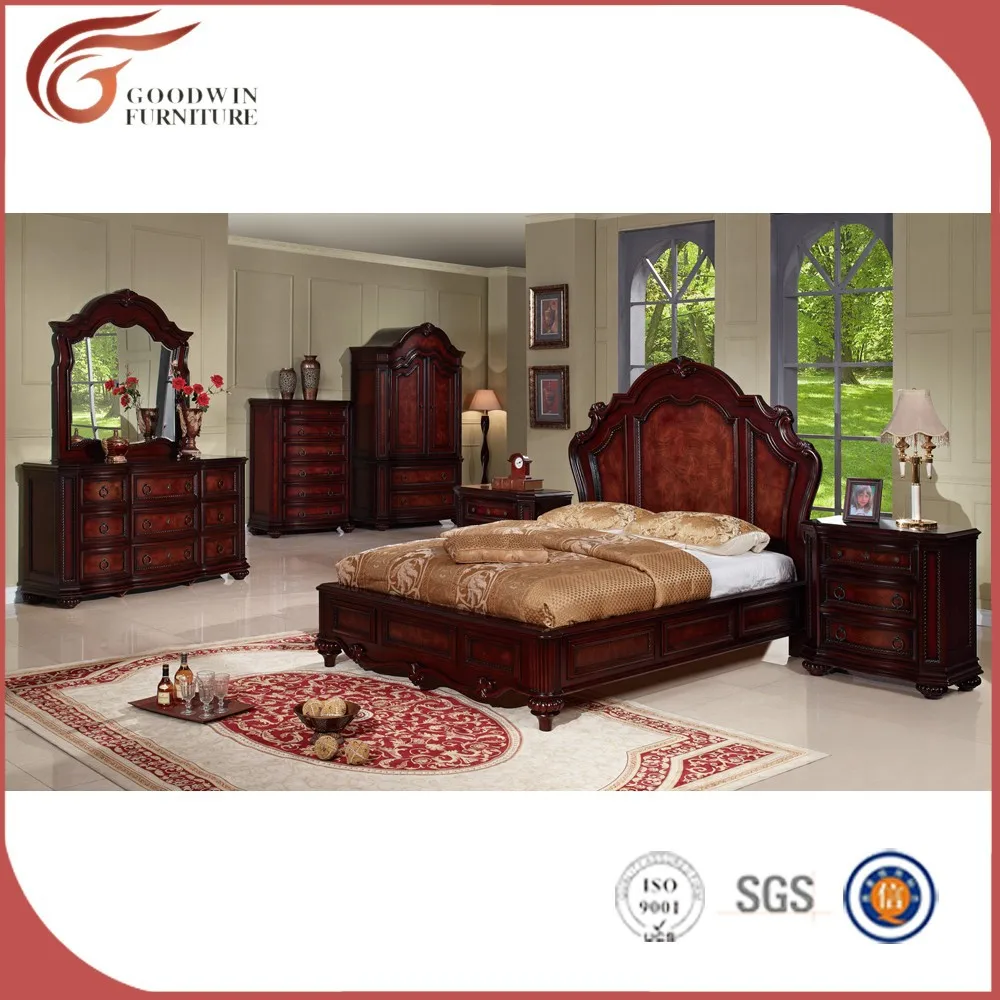 Factory Price America Classic Style House Bedroom Decor Bedroom Suite Bed Room Furniture Bedroom  WA135