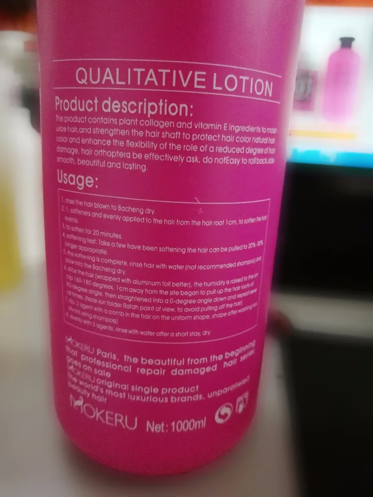 MOKERU professional organic permanent best curly hair perm products for straight hair