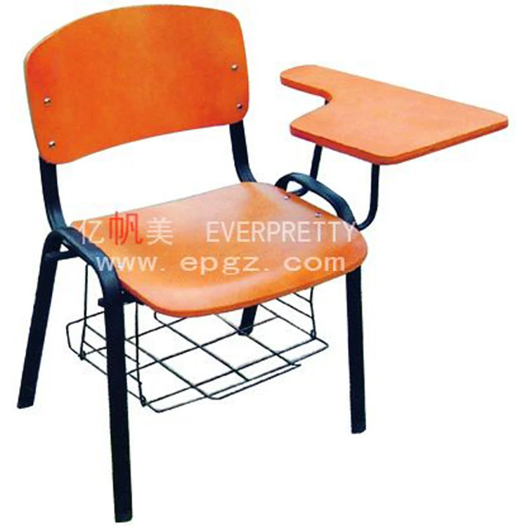 Modern School Furniture Student Study Chair with Writing Pad