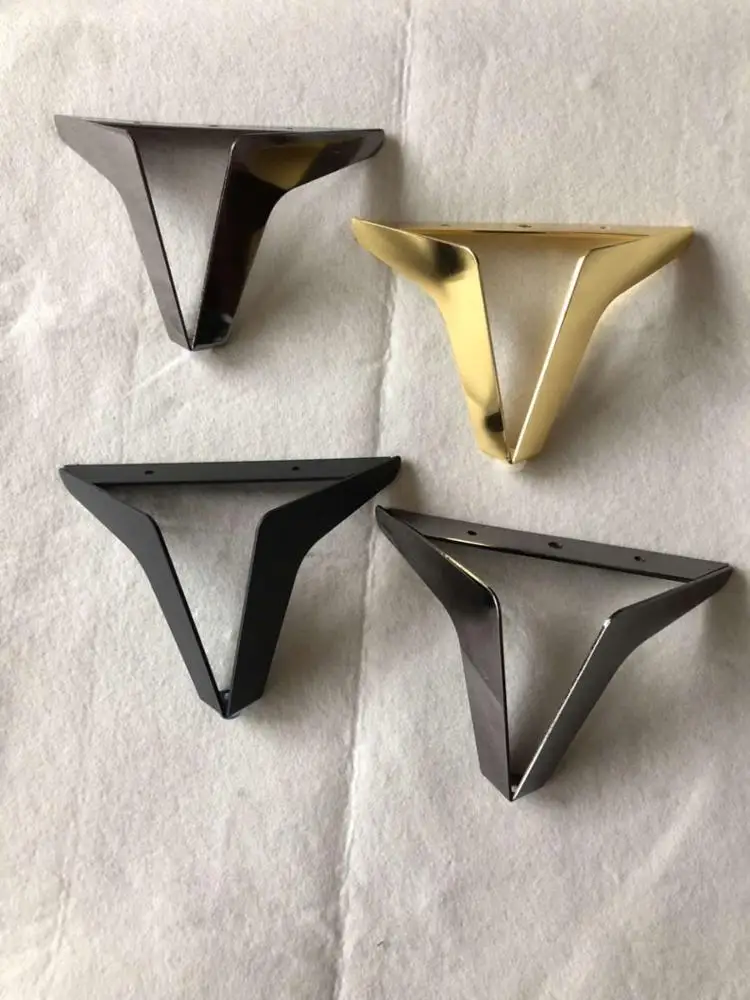 V style 2018 new design high quality metal shine chrome sofa legs