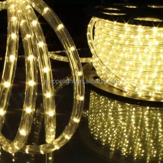 Круглая светодиодная веревка с 2 проводами