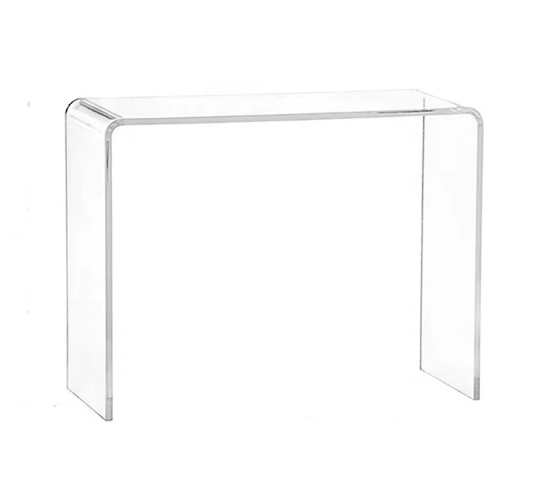Современная офисная акриловая офисная Консоль/прозрачный акриловый письменный стол для оптовой продажи