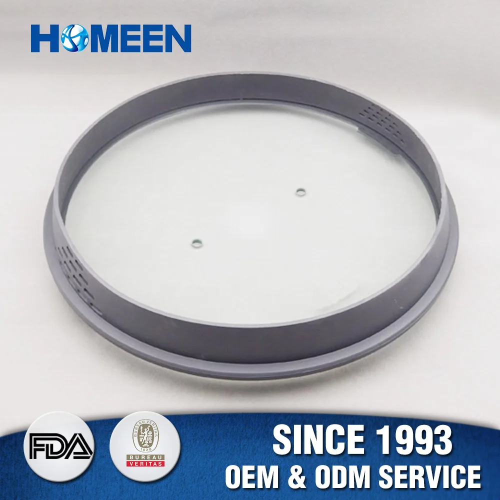 Cookware Parts With Silicone Ring Universal Pan Glass Lid For Cookers