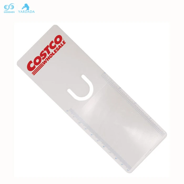 Economic promotion gifts custom Magnifying bookmark ruler