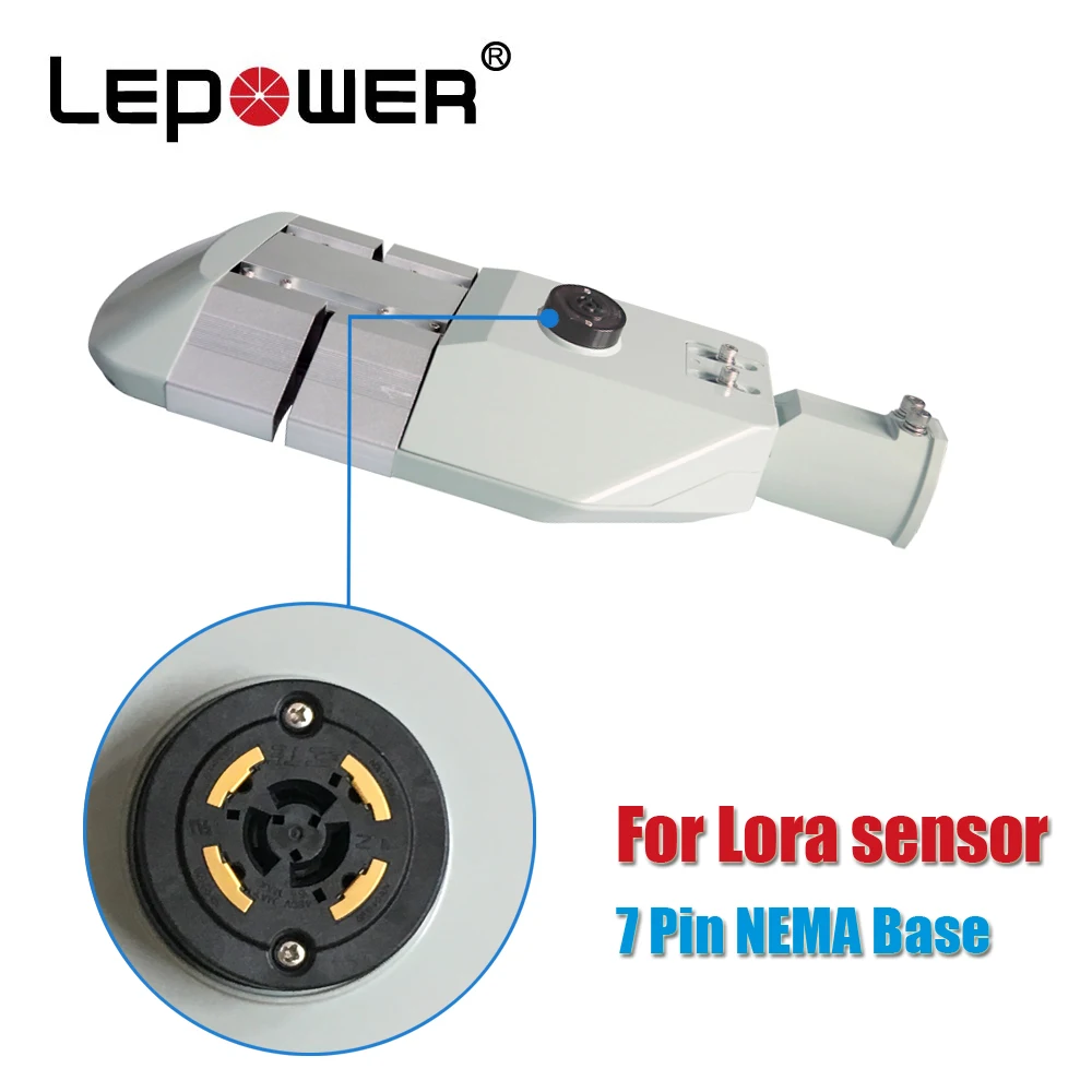 Smart City lora sensors 150 watt led street light With Timer Photocell Function