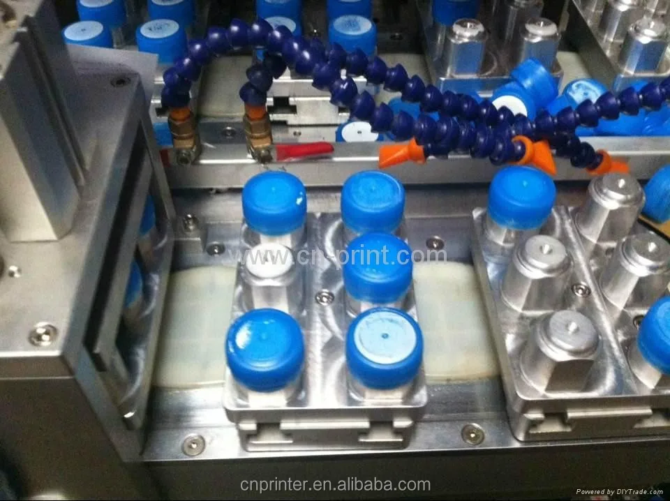 Hight Quality 2-Color Automatic Bottle Cap Printing Machine Tampograhf Machine