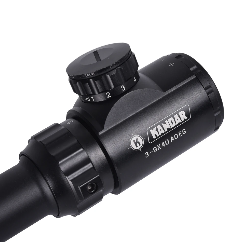 3-9x40 Оптический оптический прицел для наружной охоты с подсветкой RGB, сделано в Китае