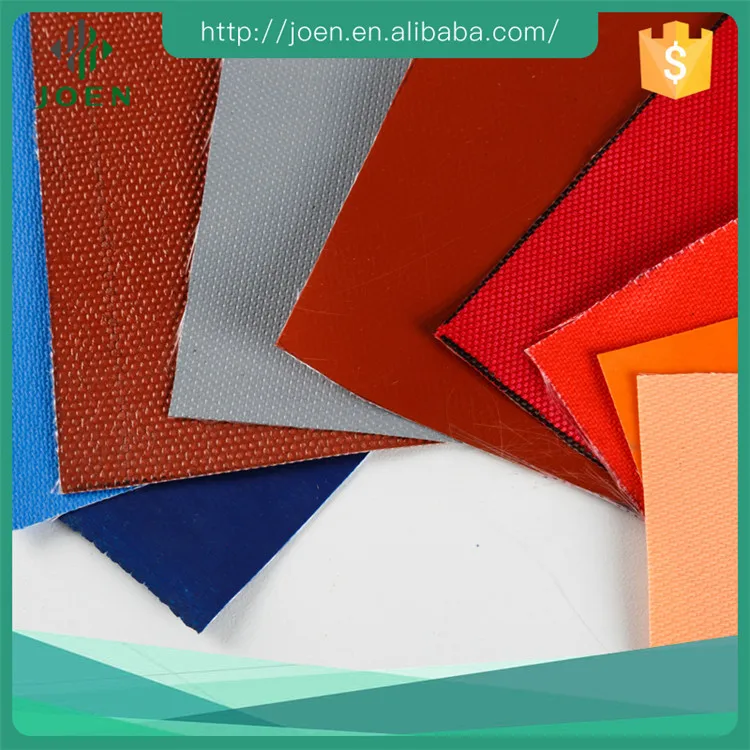 
heat resistant insulation high temperature 0.4mm silicone rubber coated glass thermal insulation fabric 