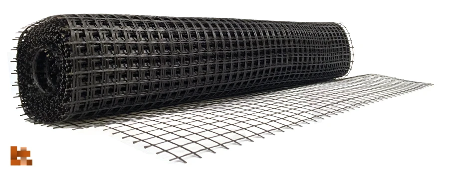 
Basalt fiber geogrid mesh for road construction 