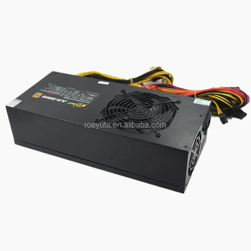 2800 Вт Ethereum Bitcoin miner 12 GPU Rx-470/480/580 питания