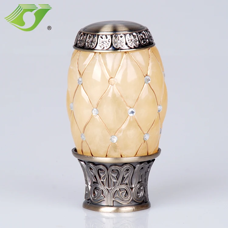 Wholesale sales Yellow 19mm decor large resin finials for 19mm curtain rod curtain poles