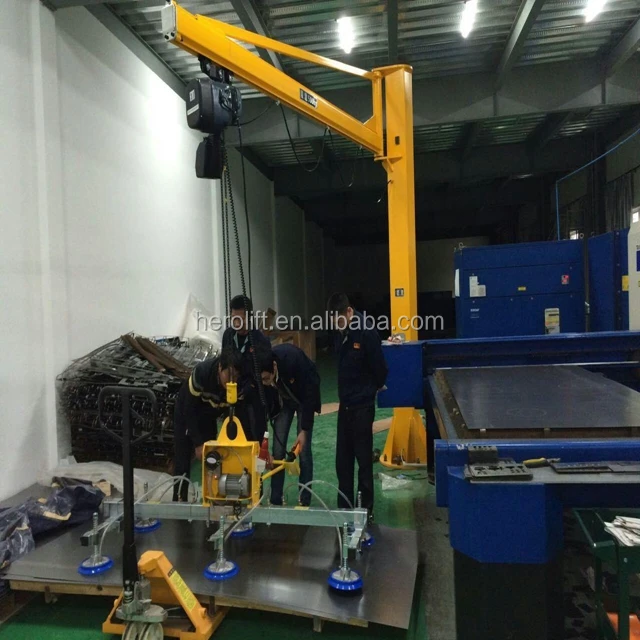 Handling machine for vacuum lifting equipment metal sheet steel