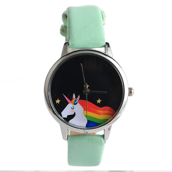 Kids Christmas expression cute printed beautiful girl online custom label watch