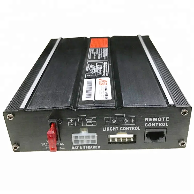 400W wired controller car vehicle truck auto amplifier siren horn