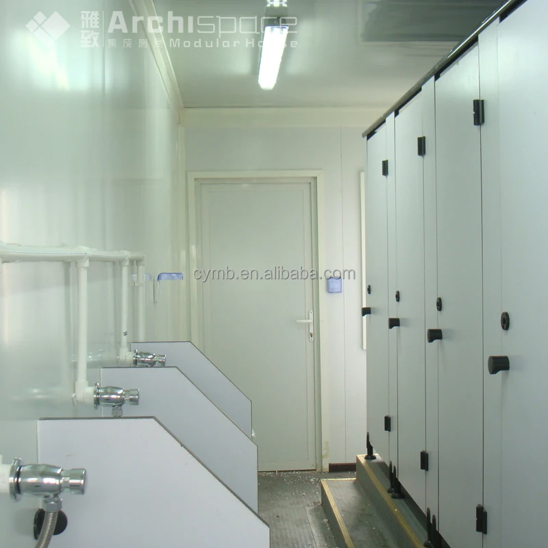 
Low Cost Portable Toilet Container with Toilet Cabin 