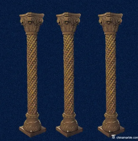 garden stone column/marble stone roman column/decorative roman columns