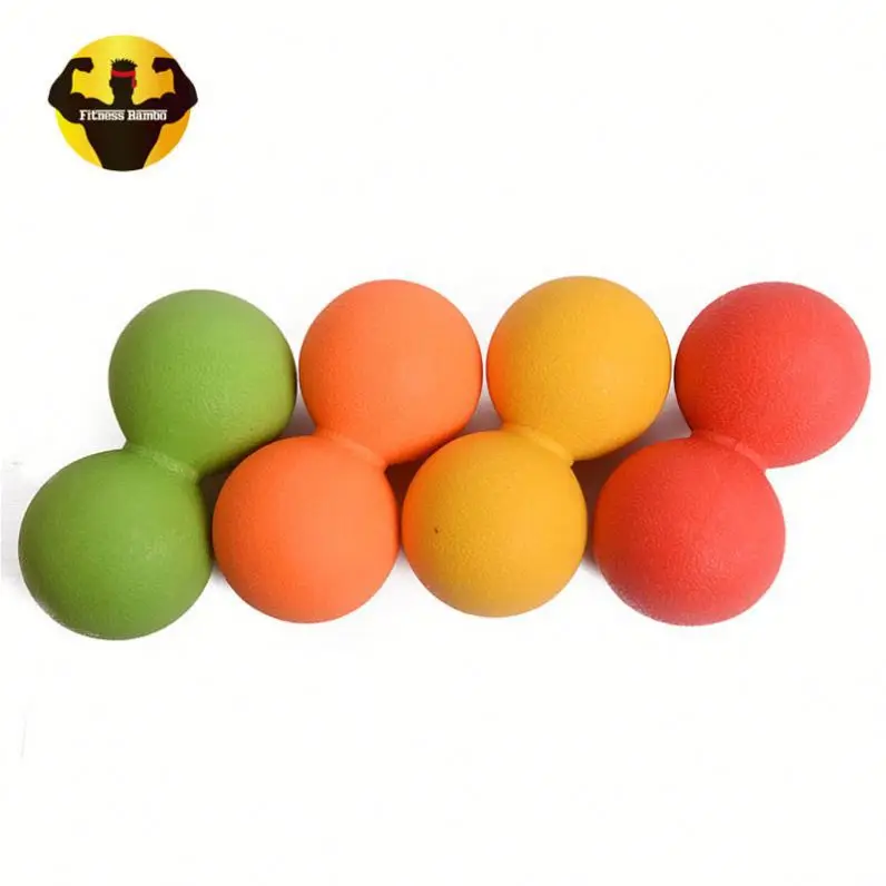 RAMBO Chinese Sports Factory Wholesale Extra Firm Colorful Peanut Massage Ball