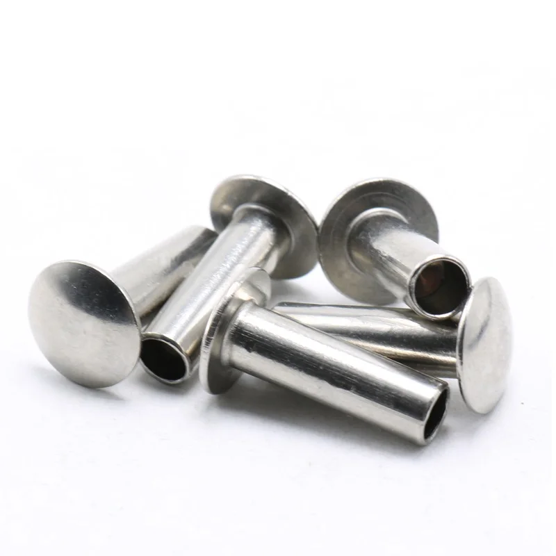 Five star factory manufacturing semi-tubular pan head rivets stainless steel semi-tubular rivets stainless steel rivet